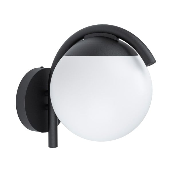 EGLO Prata Vecchia Black And White Exterior Wall Light