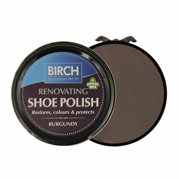 BIRCH Renovating Shoe Polish - Restores Colour and Nourishes Leather 50ml