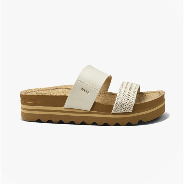 Reef CUSHION VISTA Platform Sandals in Light Brown