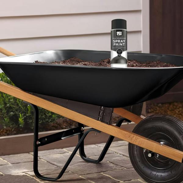 151 5X 151 Black Satin Spray Paint 400ml