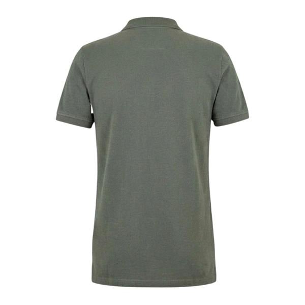 Tommy Jeans Mens Collared Slim Polo Shirt - Pewter - 