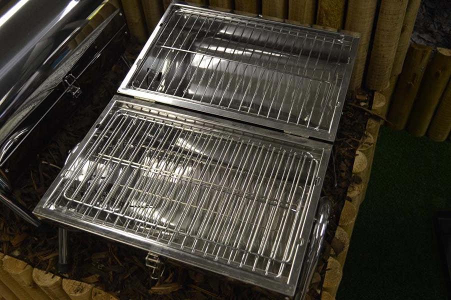 Samuel Alexander Portable Barrel Style Charcoal Camping Barbecue / BBQ