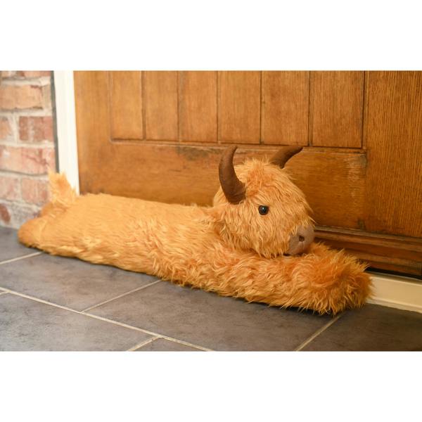 Country Living Highland Cow Draught Excluder