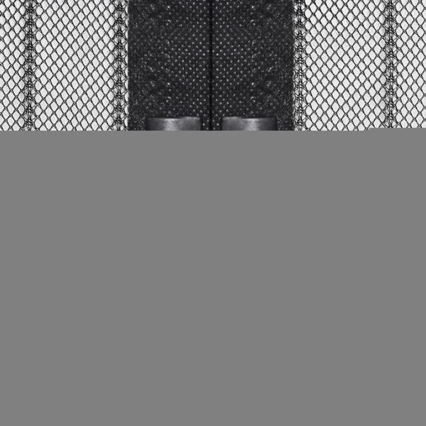 Berkfield Insect Door Curtain 210 x 100 cm 2 pcs Magnet Black