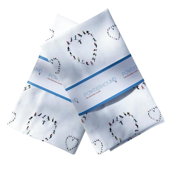 Powderhound Love Heart Tea Towel