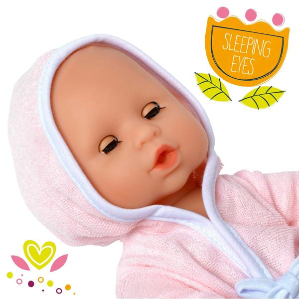 Dolls World Baby Dribbles 30cm Drink and Wet doll  - For ages 18 months+
