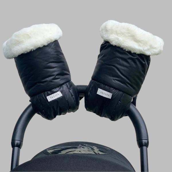 Pram Gloves - Chelsea Black