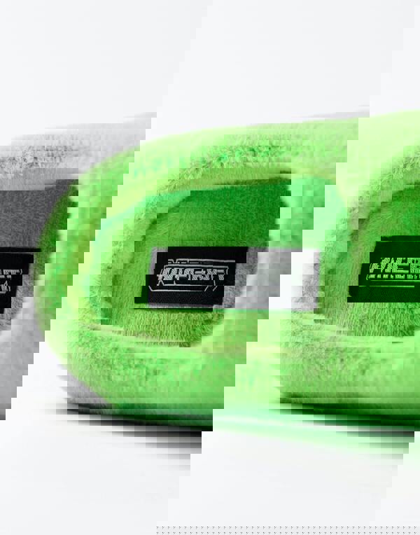 Minecraft Boys Green Creeper Mule Slippers