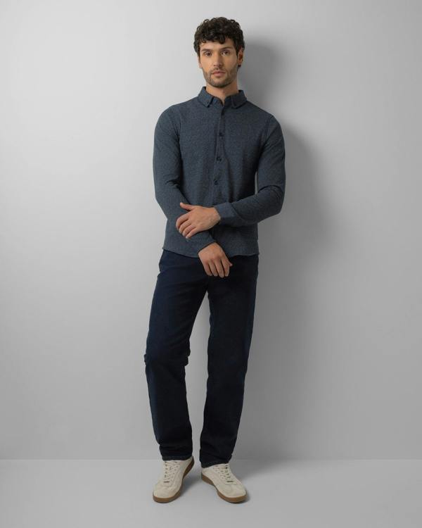 Steel & Jelly Audlem – Diamond Jacquard Jersey Shirt