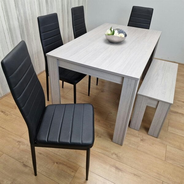 Kosy Koala Dining Table Set with 4 Chairs Dining Room, Kitchen table set of 4, and Bench