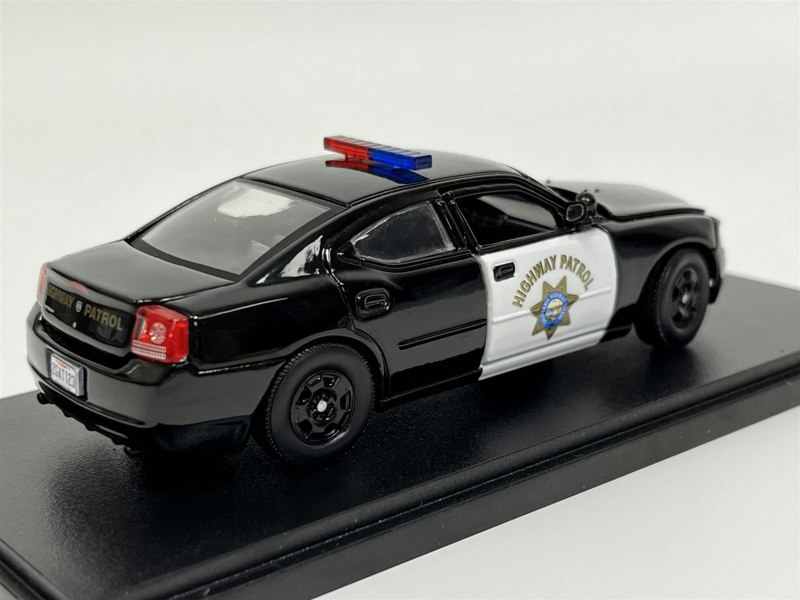 Greenlight The Rookie 2006 Dodge Charger Black White 1:43 Scale 86634