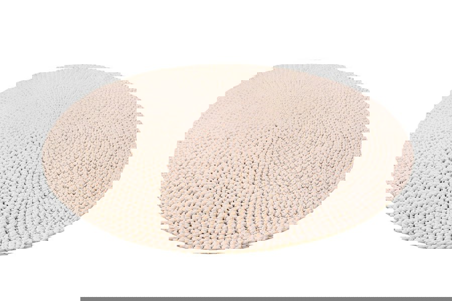 Crocheted rug POWDER PINK - Zuri House