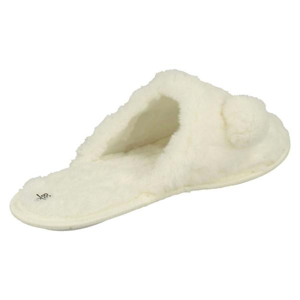 Spot On Ladies Spot On Mouse Detailed Mule Slippers X2116