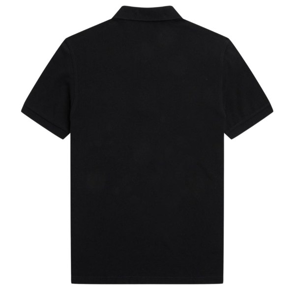 Fred Perry Plain Black Polo Shirt XS