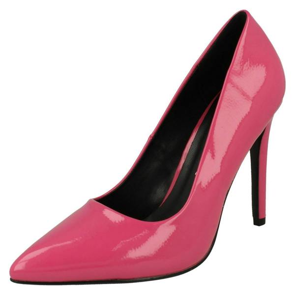 Anne Michelle Ladies Anne Michelle Patent Court Shoes