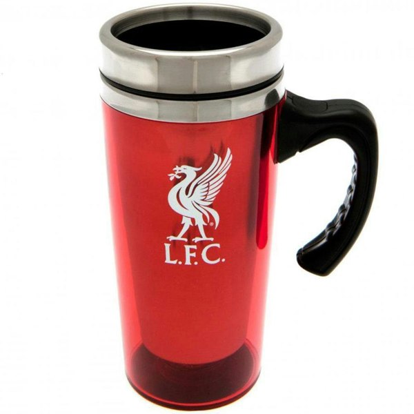 Liverpool FC Official Aluminium Travel Mug - Red