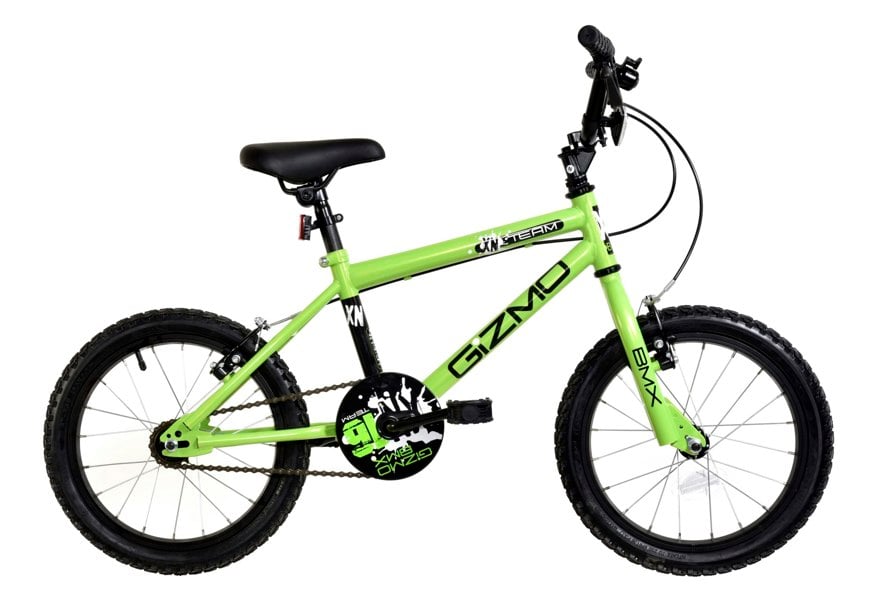 XN Gizmo 16In BMX Style Kids Bike - Lime Green