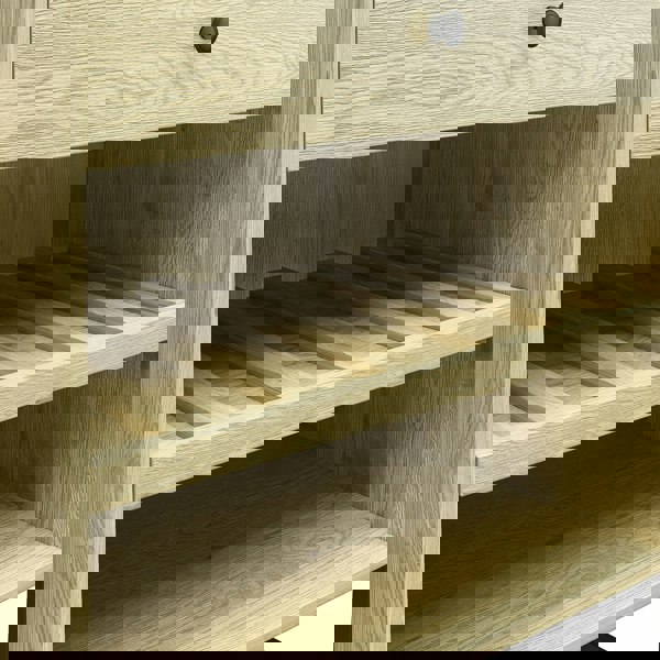 Dorel Home Tamlin Beverage Cabinet Linseed Oak