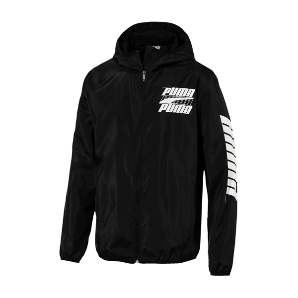 Puma Rebel Windbreaker Black Jacket XL