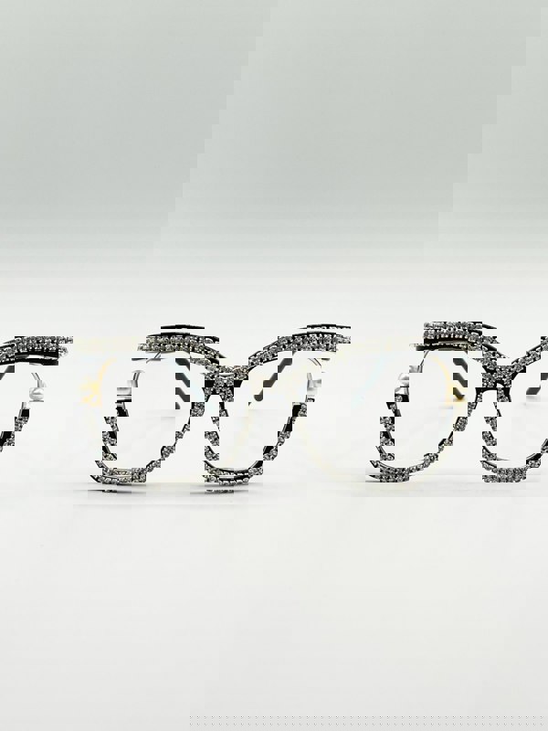 SVNX Festival Diamante with Pearls Cateye Glasses