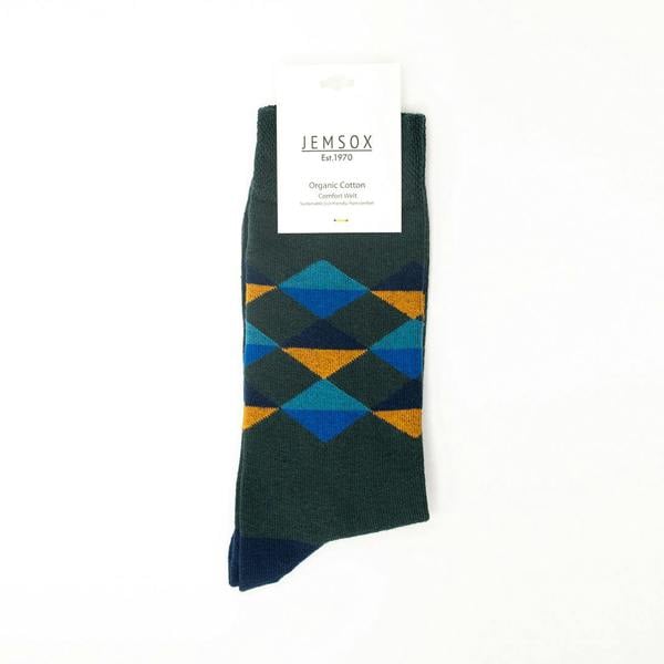 Jemsox The Timeless Selection: Men’s Luxury Organic Cotton Comfort Welt Socks (5 Pack) - UK 9-12