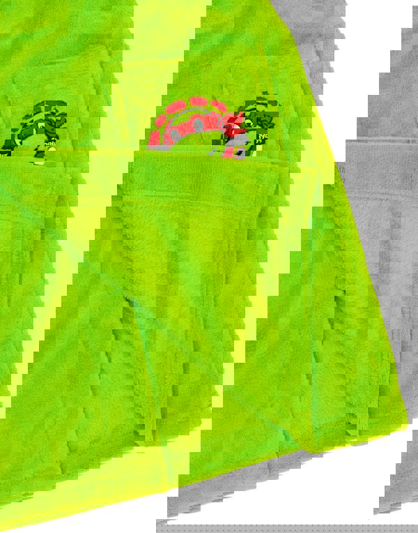 Teenage Mutant Ninja Turtles Boys Green Raphael Hooded Bathrobe