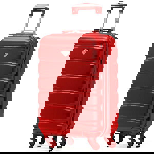 Flight Knight 55x35x20cm Cabin Carry Bag Hard Shell Suitcase 100+ Airline Approved