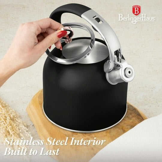 Berlinger Haus Black & Rose Gold Kettle 3L BH8920 | Berlinger Haus