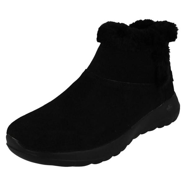 Skechers Ladies Skechers Go Joy Pull On Ankle Boots Bundle Up 15501
