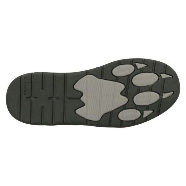 Clarks Boys Clarks Lightweight Paw Print Detailed School Shoes Clowder Sprint
