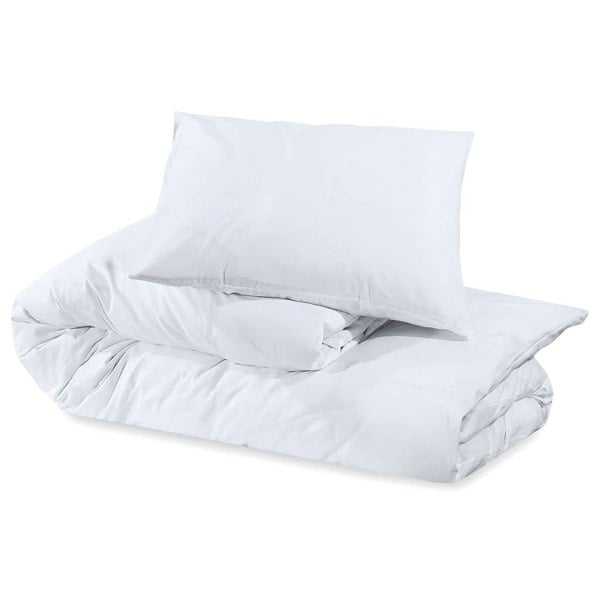 Berkfield Duvet Cover Set White 140x200 cm Cotton