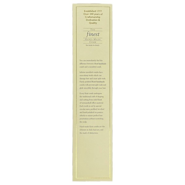 Kent Comb (A 12T) Handmade 139mm Pocket Comb Thick / Fine Hair