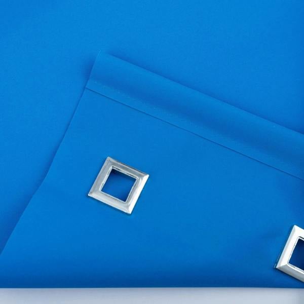 A.Unique Home Trimmable Square Eyelet Roller Blind - 2FT - ROYAL BLUE - 60cm(W)x170cm(L)