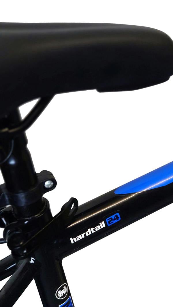 Dallingridge Arrow Boys Hardtail Mountain Bike, 24" Wheel - Black/Blue