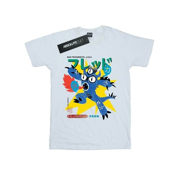 Disney Mens Big Hero 6 Fred Ultimate Kaiju T-Shirt - White