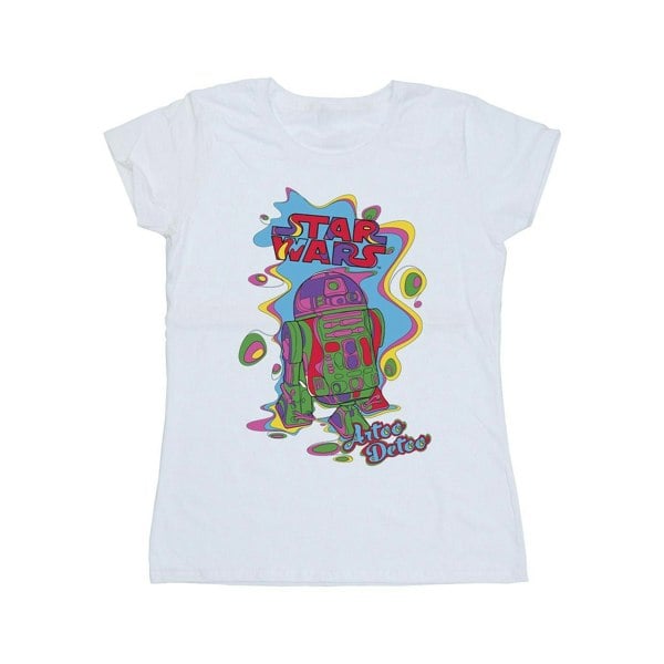 Star Wars Womens/Ladies R2D2 Pop Art Cotton T-Shirt - White