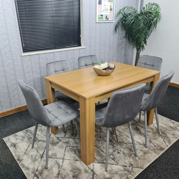 Kosy Koala Dining Table Set with 6 Chairs Dining Room and Kitchen table set of 6
