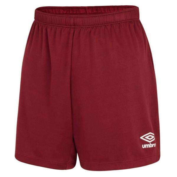 Umbro Womens/Ladies Club Logo Shorts - New Claret - 