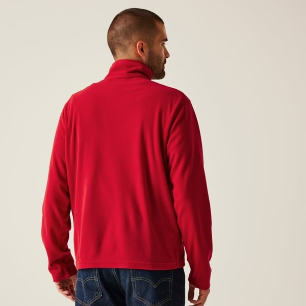 Regatta Mens Classic Microfleece Jacket - Red