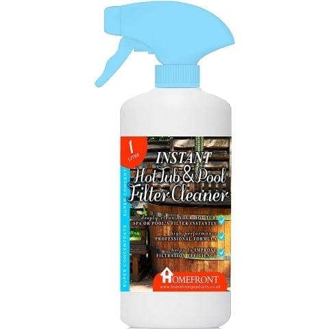 Homefront Instant Hot Tub and Pool Filter Cleaner - Quickly Removes Dirt, Grime, Oil and More 1L