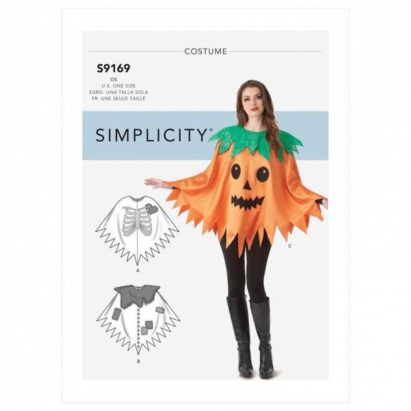Simplicity Sewing Pattern 9169, Costumes for Women, One Size - Easy