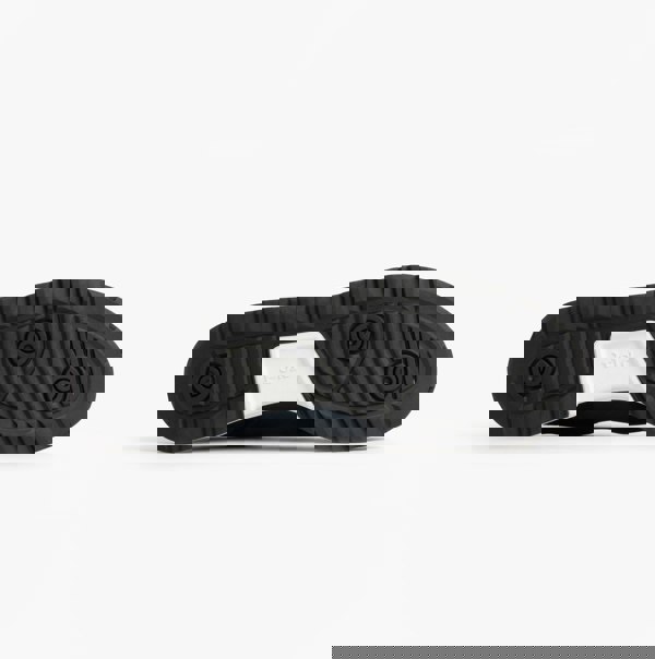 Polo Ralph Lauren Mens Varick Suede & Oxford Lace Up Trainer Navy