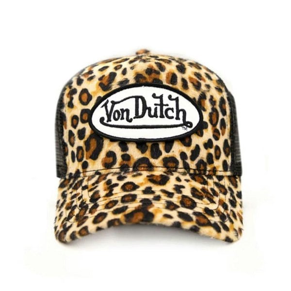 Von Dutch Vanimal Trucker Leopard Caps
