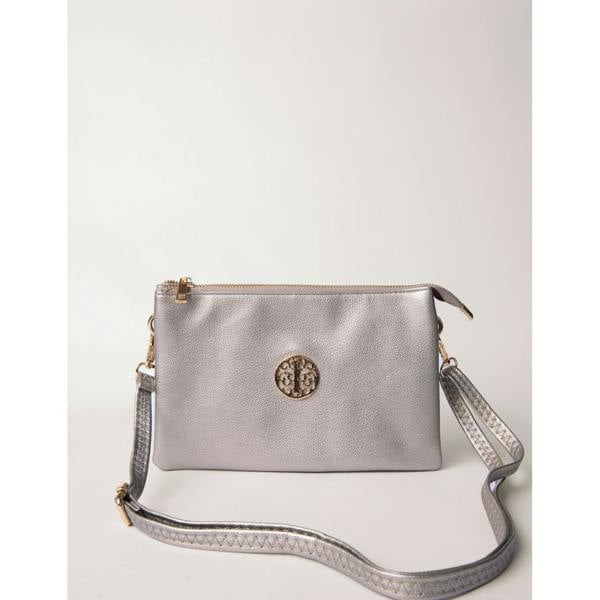 Blue Vanilla Clutch With Detachable Strap