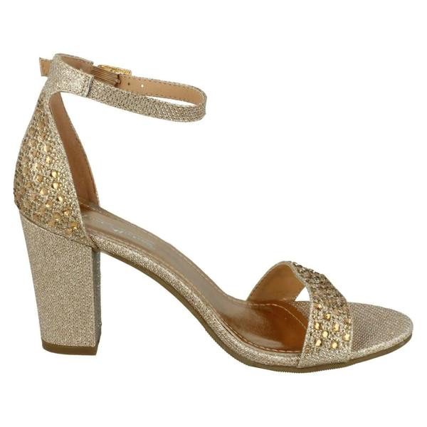 Anne Michelle Ladies Anne Michelle Diamante Sandals
