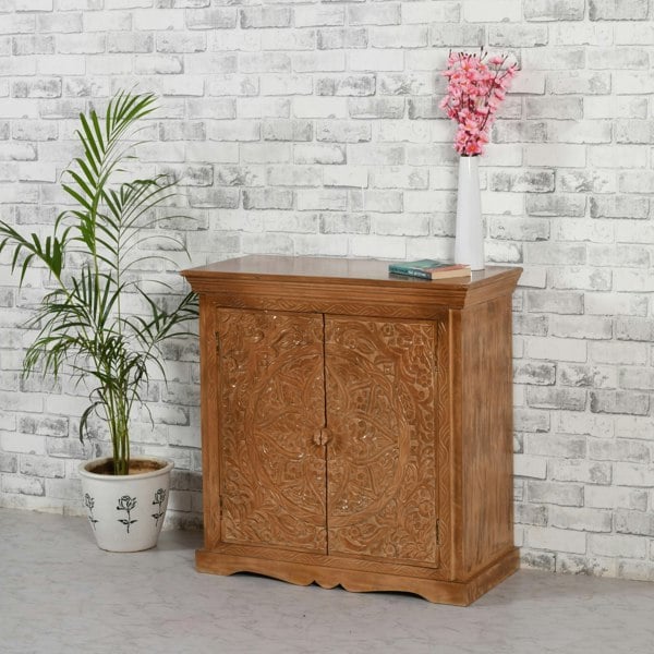 IH Design Viva Mango Wood Sideboard With 2 Doors