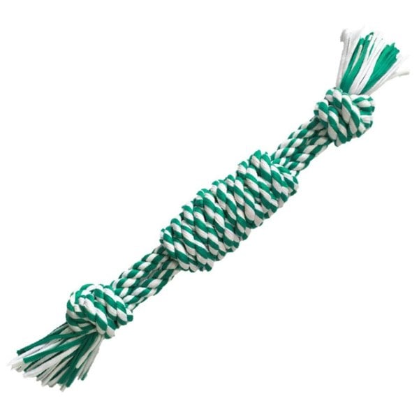 HugglePets Recycled T-Shirt Log Tug Dog Toy