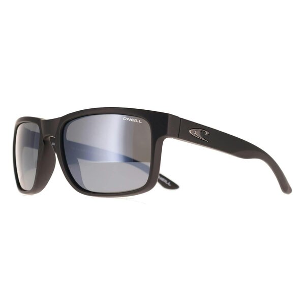 O'Neill Sunglasses ONS Coastline2.0 104P Matte Black Smoke Solid Silver Flash Polarized