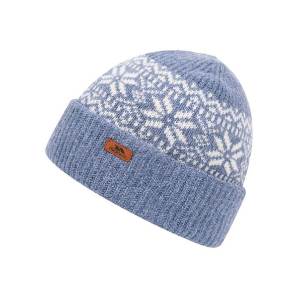 Trespass Unisex Adult Kailer Fair Isle Knitted Beanie - Blue Tone - 