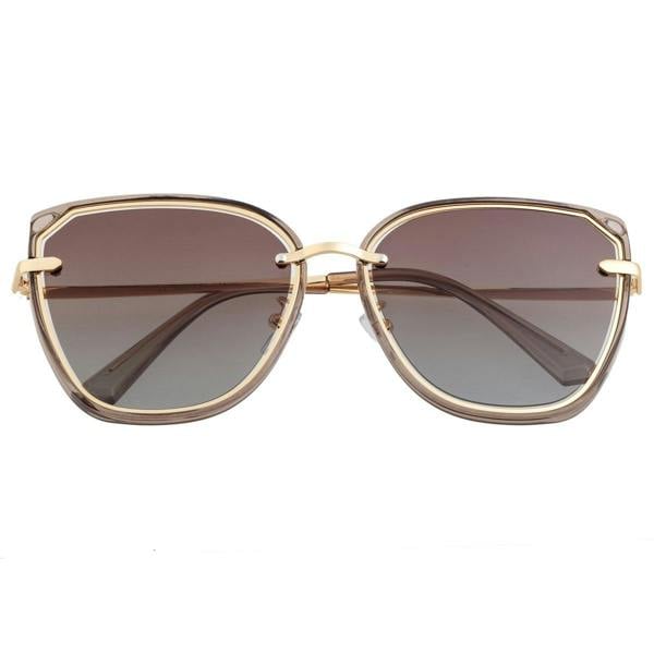 Bertha Rylee Polarized Sunglasses - Brown/Brown - BRSBR041BN
